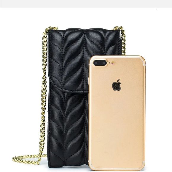 Women Crossbody Simple Cell Phone Bag Wallet Leather Card Holder Pouch Purse US - Picture 8 of 15